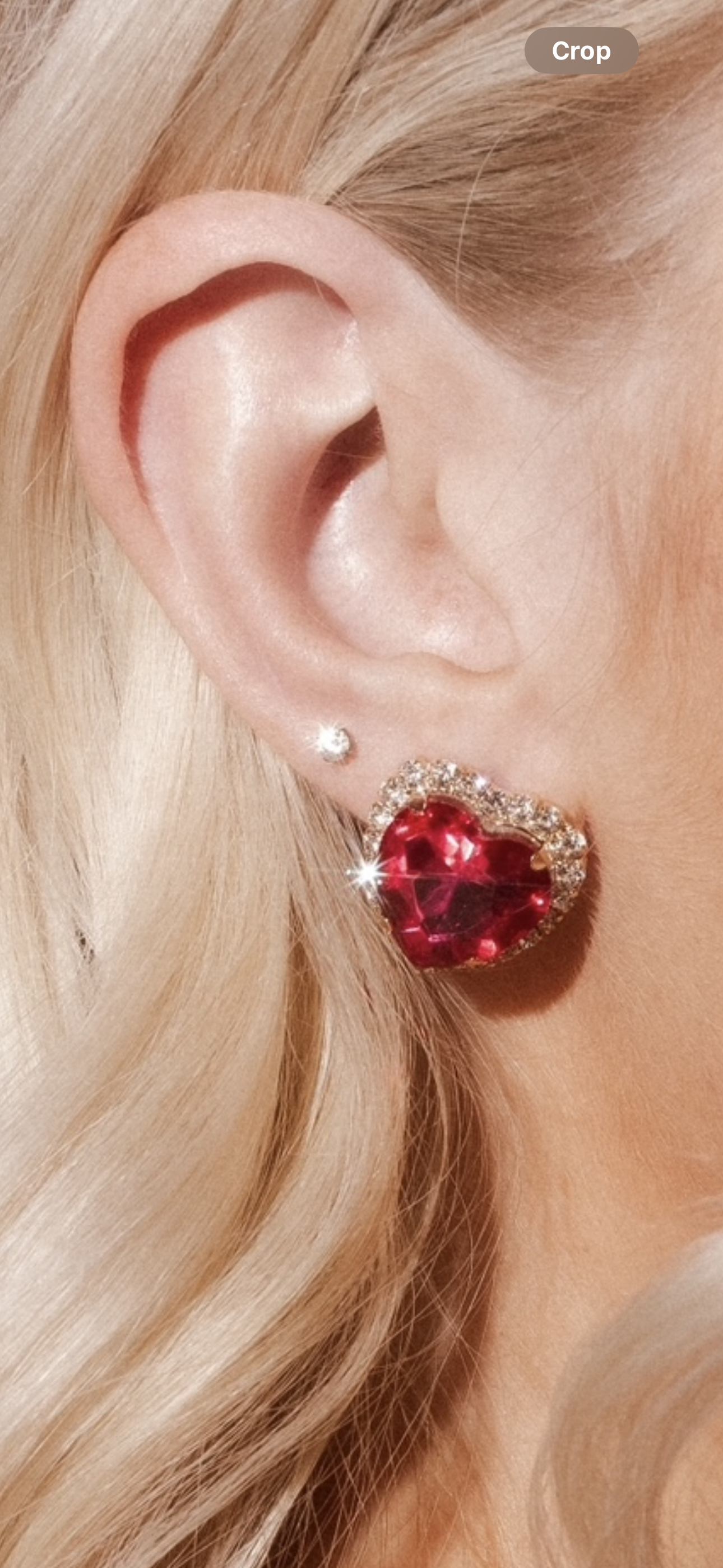 Signature Heart Stud Earrings