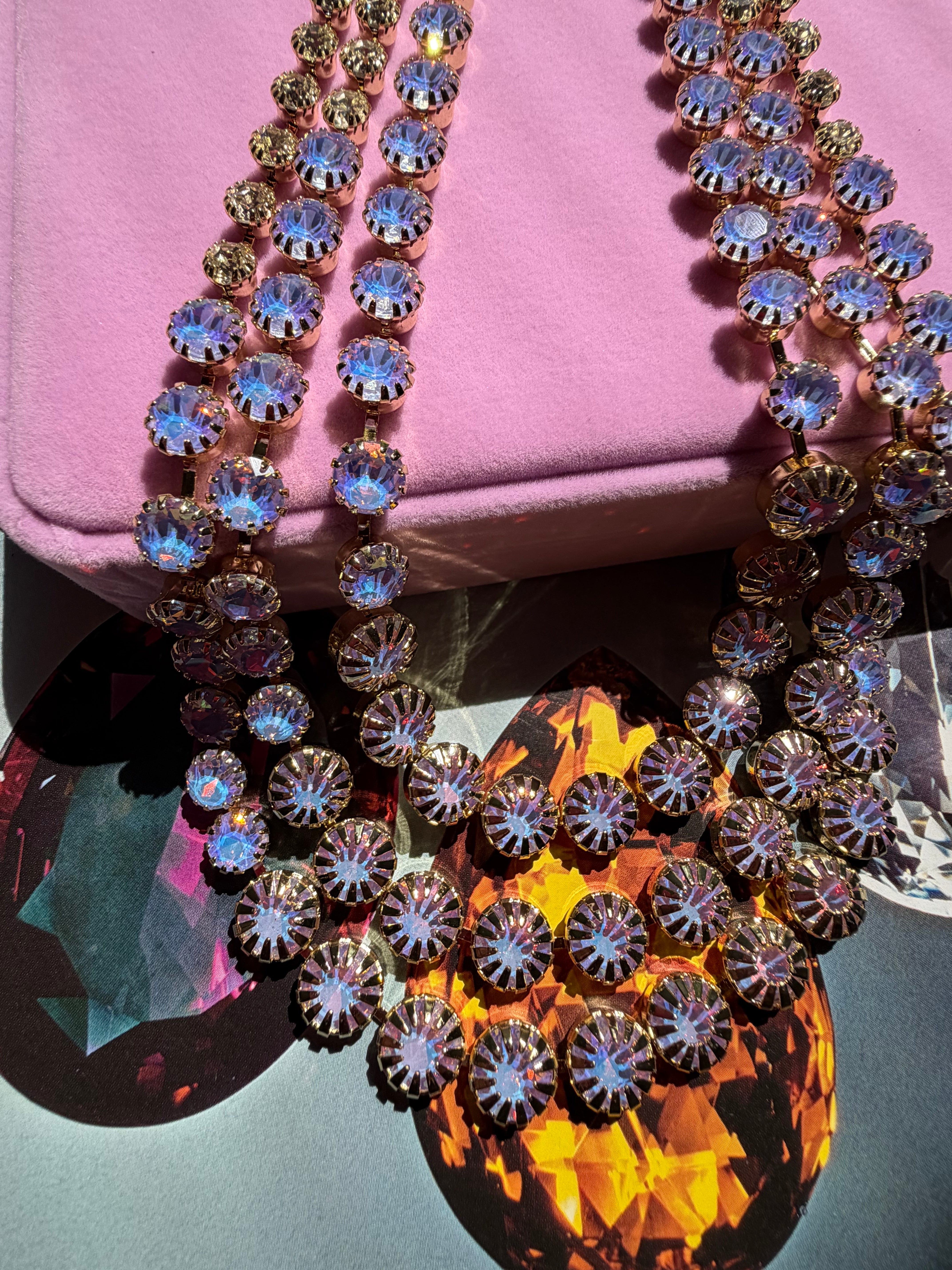 “The BLOOMS” Purple Opal Dopamine Diva Necklace