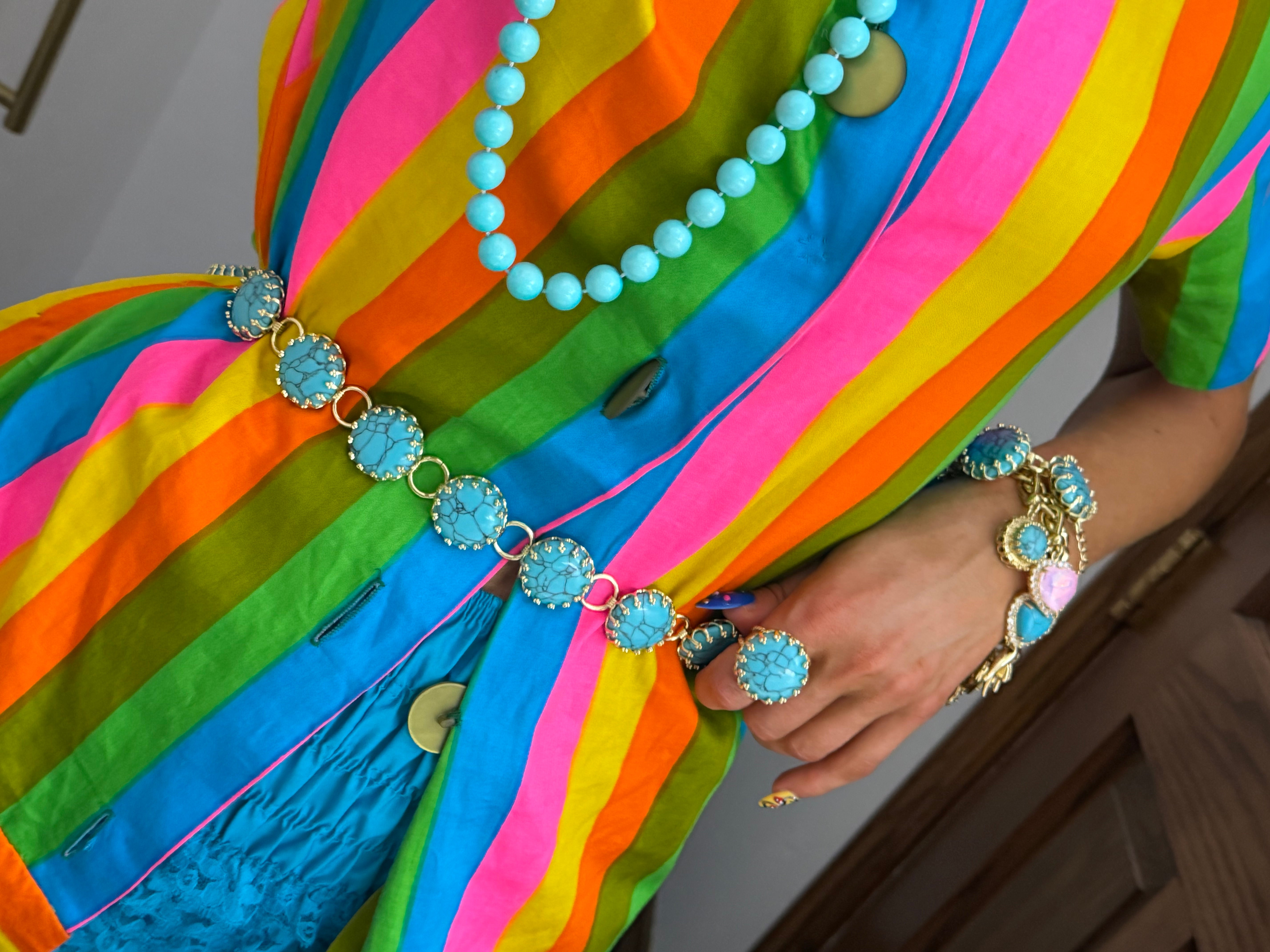 The Texas Turquoise Gemini Belt