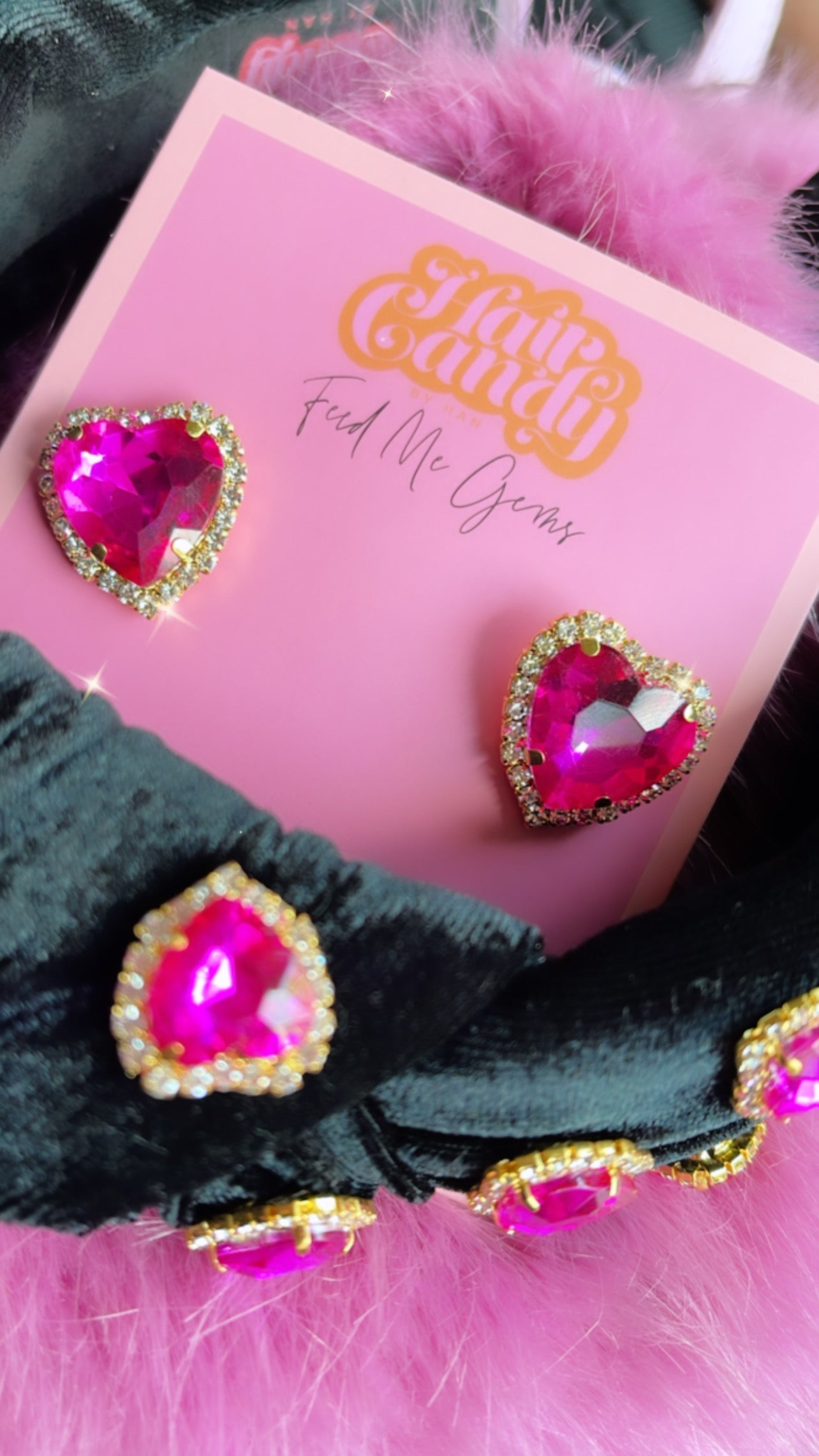 Signature Heart Stud Earrings