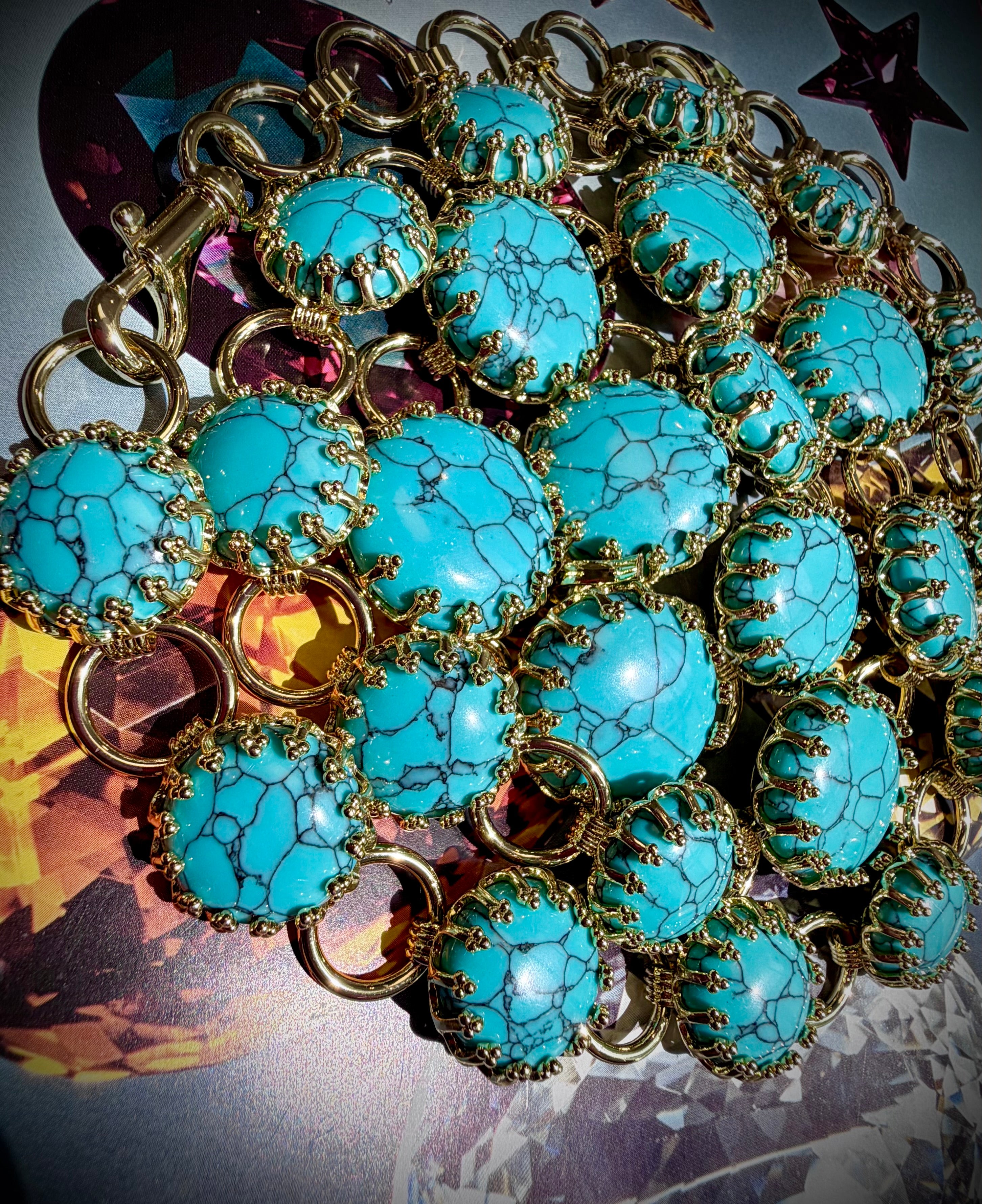 The Texas Turquoise Gemini Belt