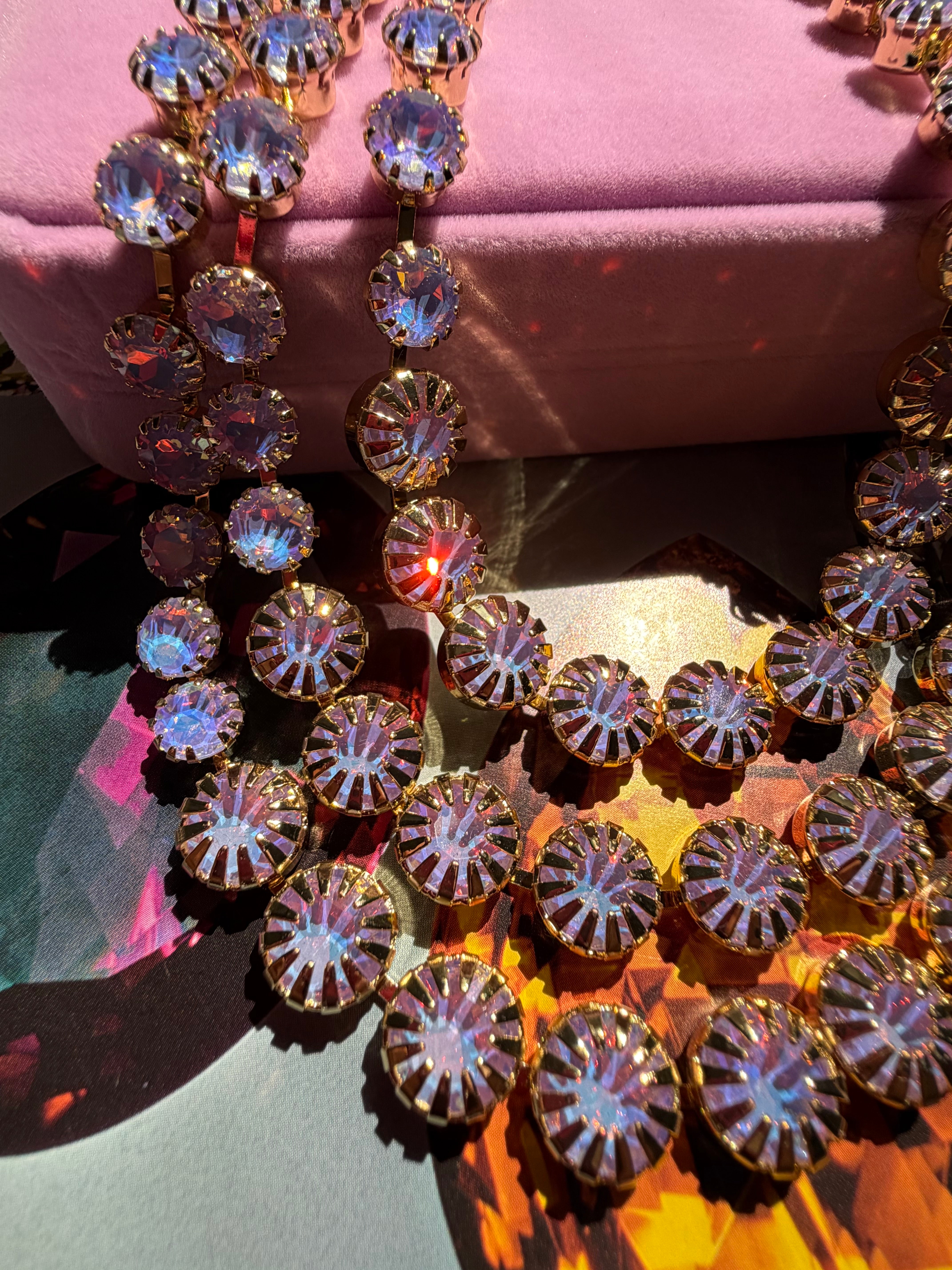 “The BLOOMS” Purple Opal Dopamine Diva Necklace