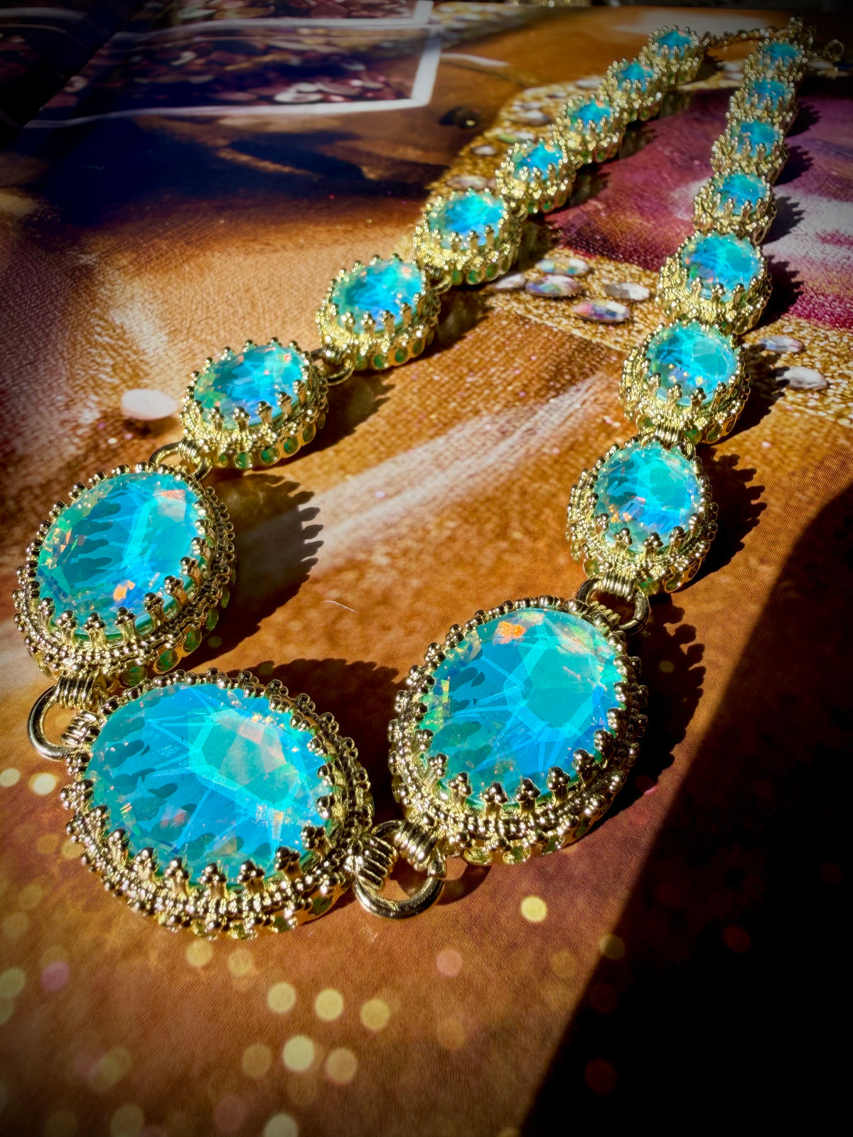 Blue Opal Princess Necklace