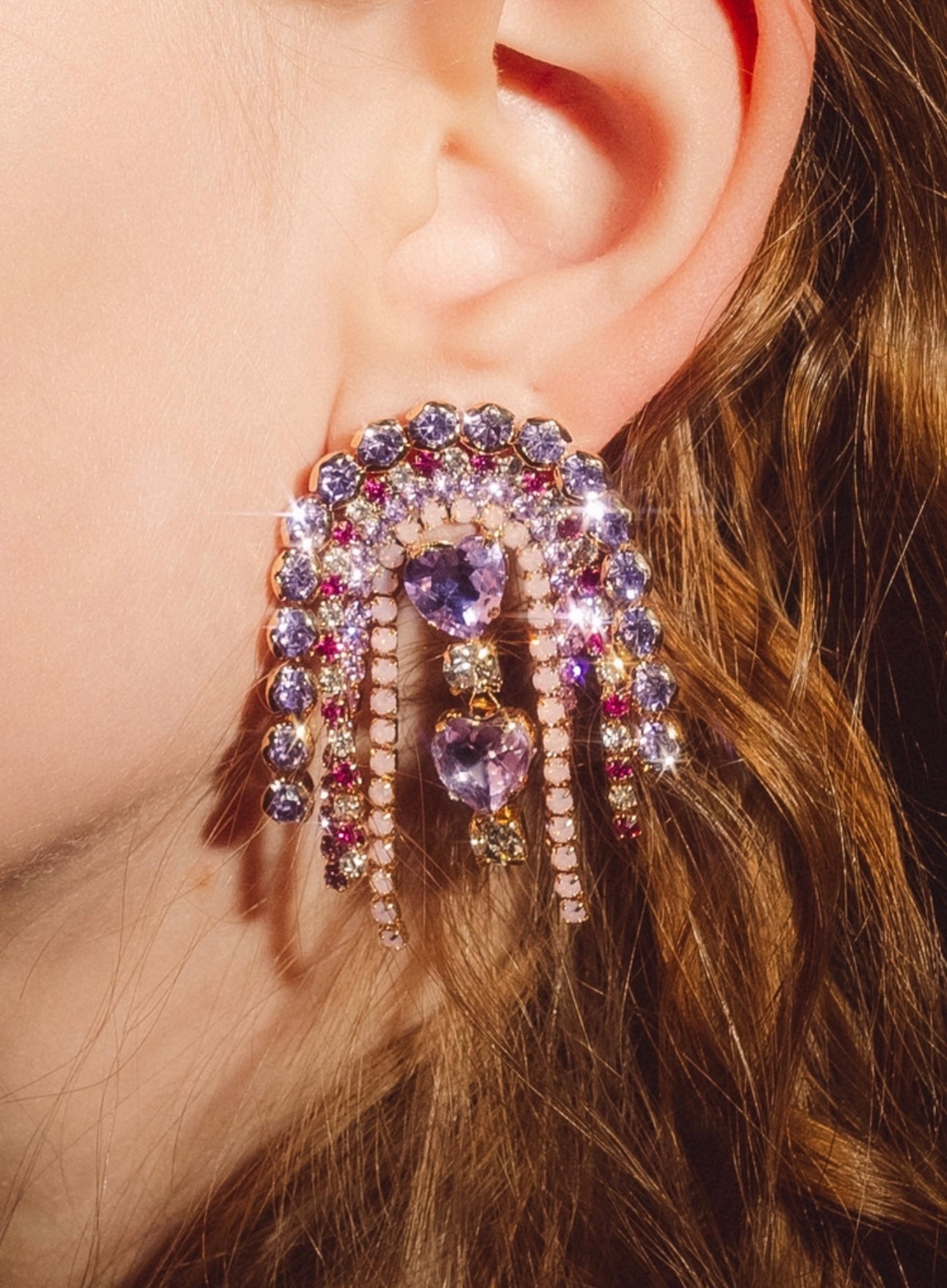 Lavendar Heart to Heart Mini Rainbows