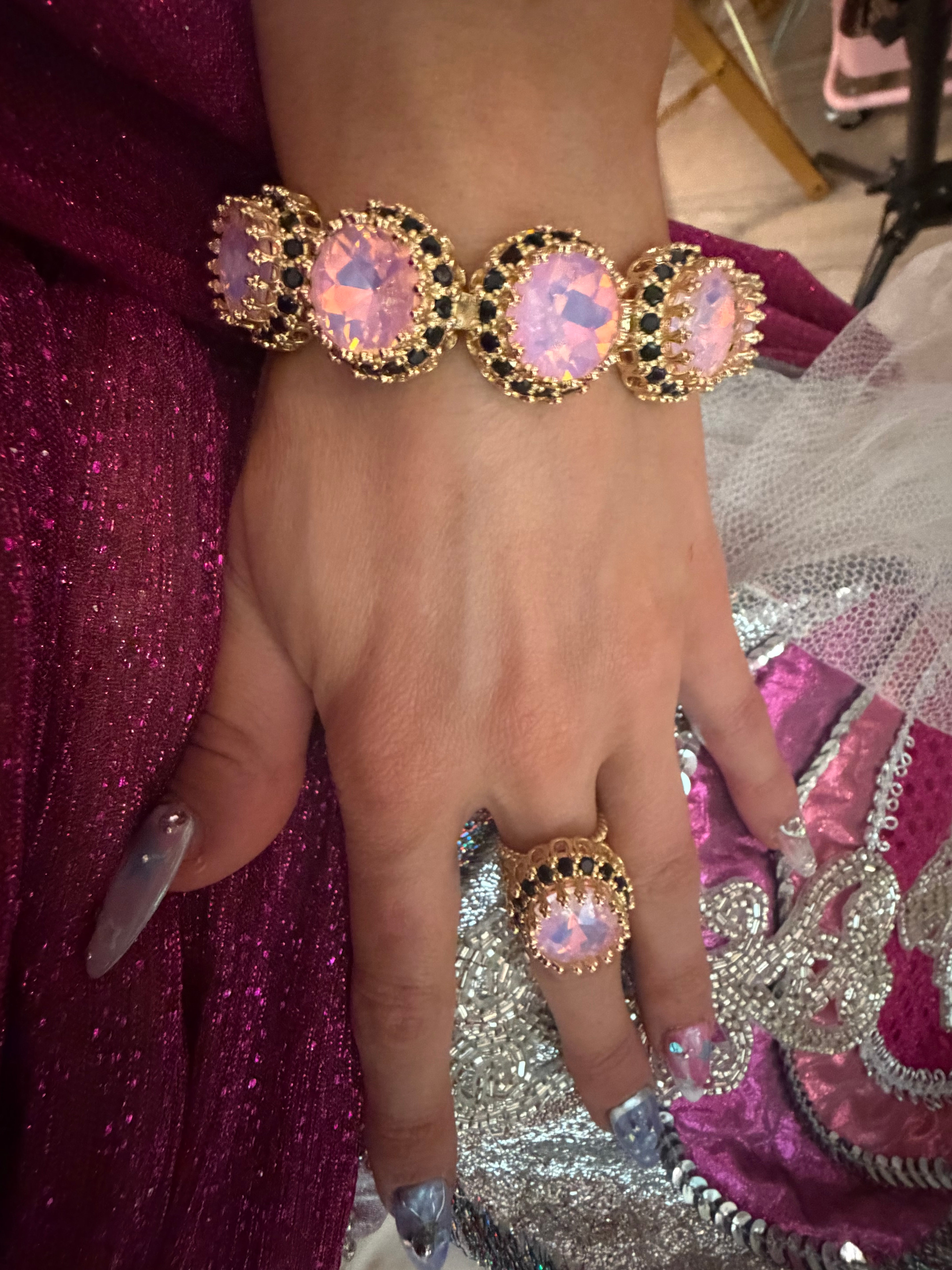 Pink Eclipse Queen Bracelet
