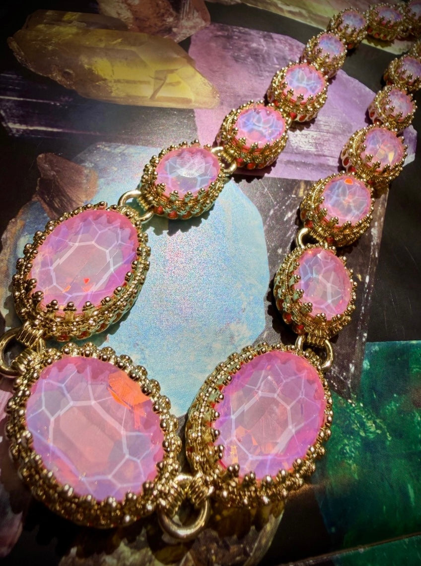 Pink Opal Princess Necklace