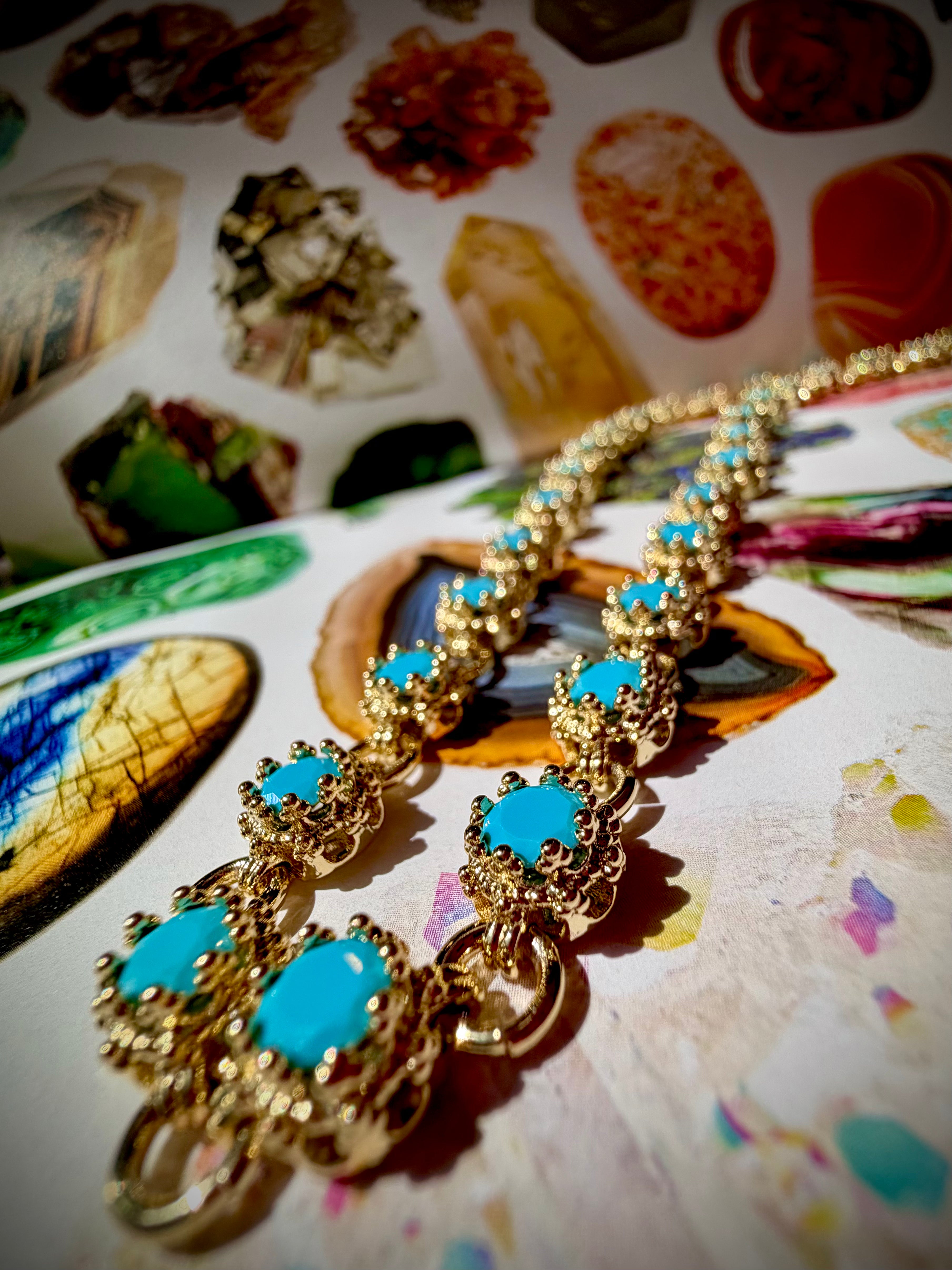 Texas Turquoise Baby Queen Necklace