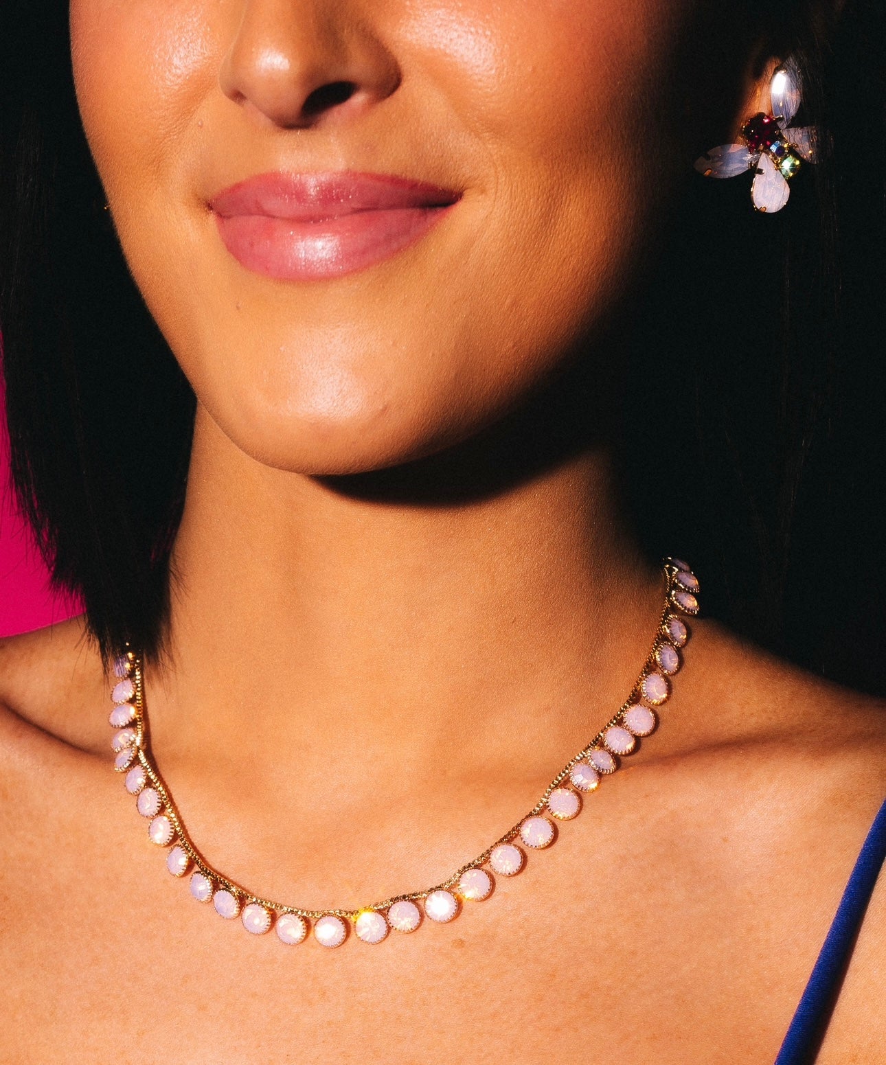 Baby Heirloom Pink Opal Necklace