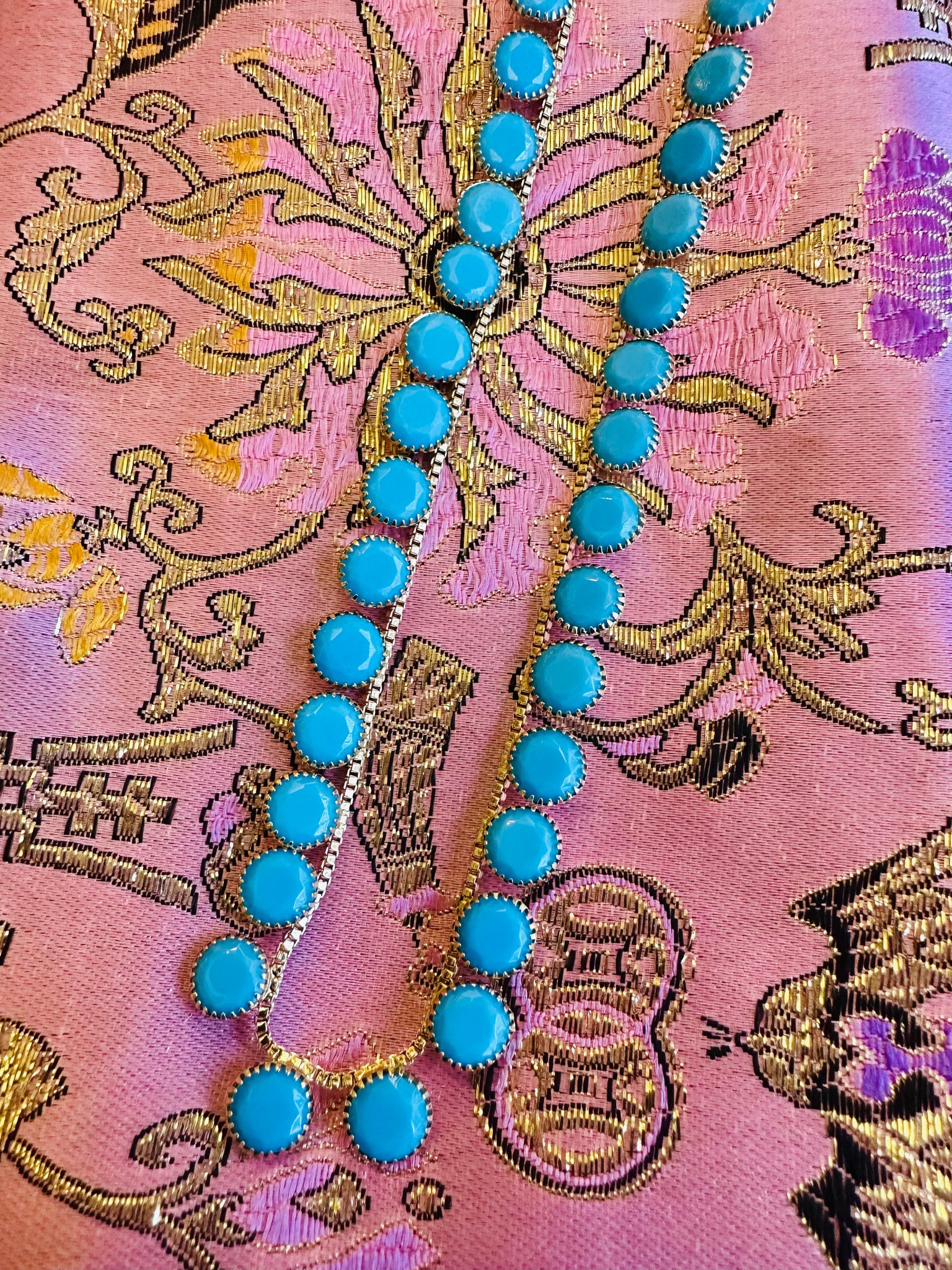 Baby Heirloom Turquoise Tango Necklace