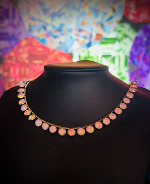 Baby Heirloom Pink Opal Necklace