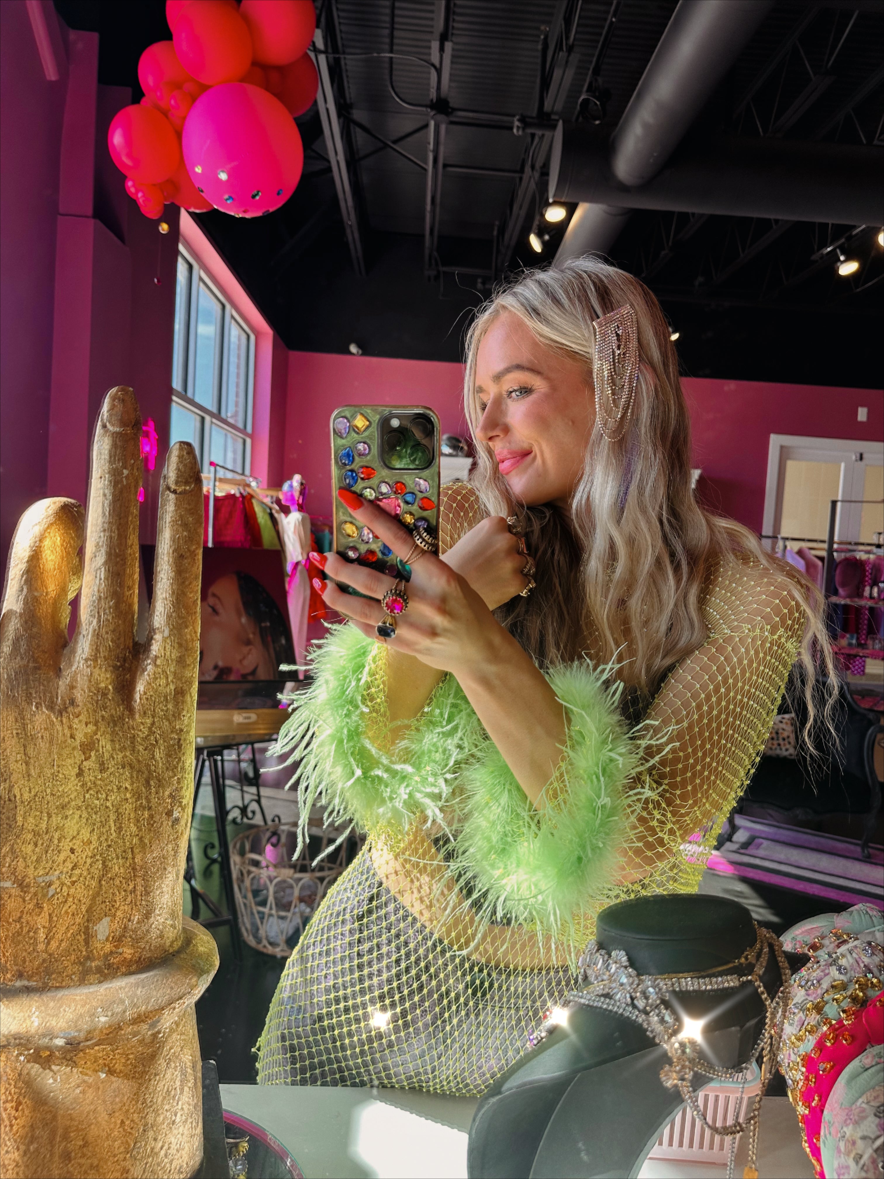 Cascade Hair Candy Clip