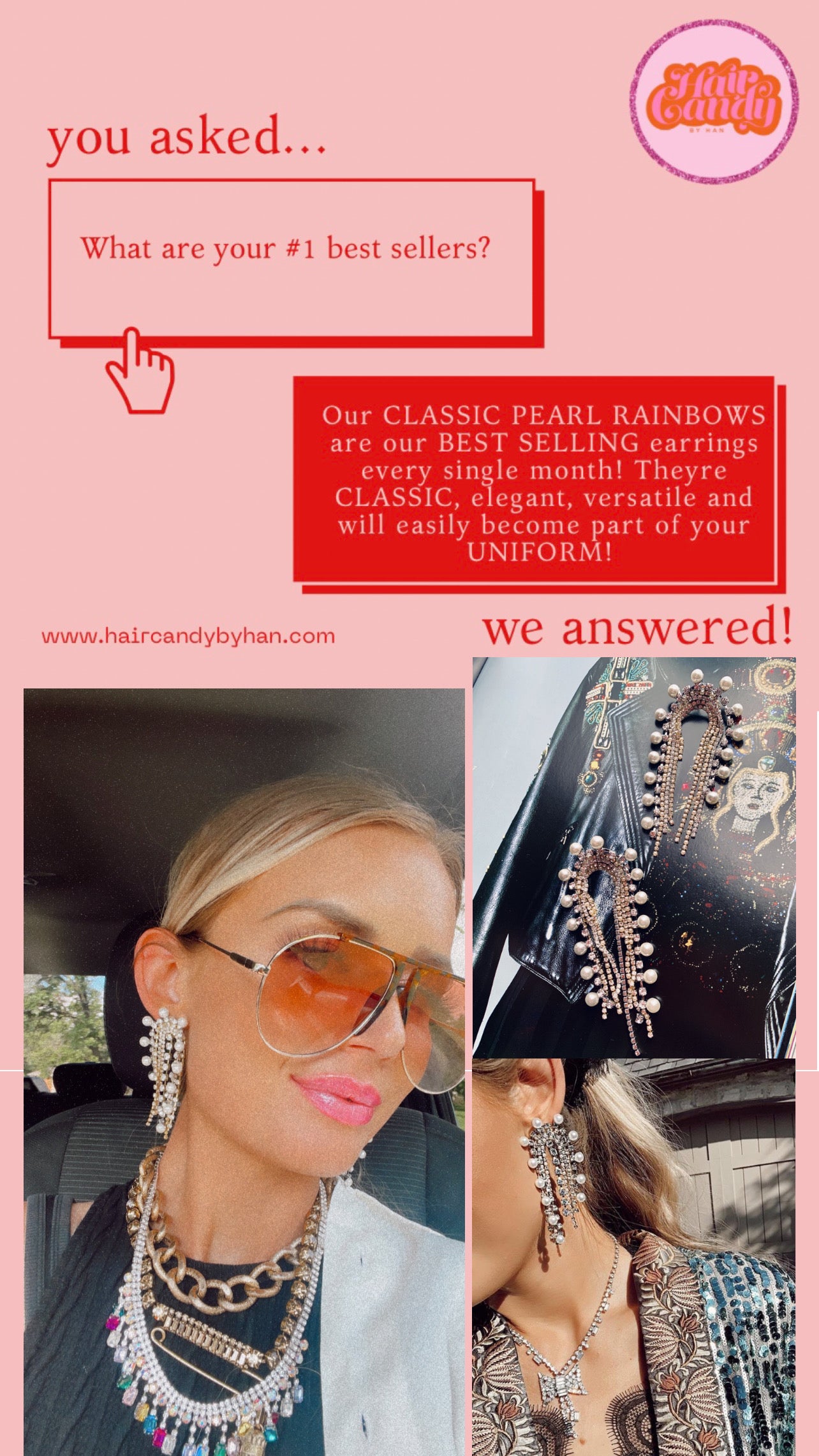 [Handmade Hair clips, Headbands and Statements Earrings] - [Hair Candy By Han]