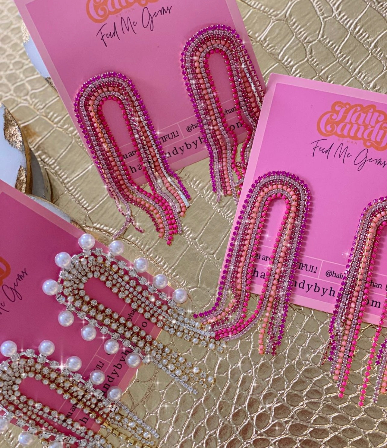 [Handmade Hair clips, Headbands and Statements Earrings] - [Hair Candy By Han]